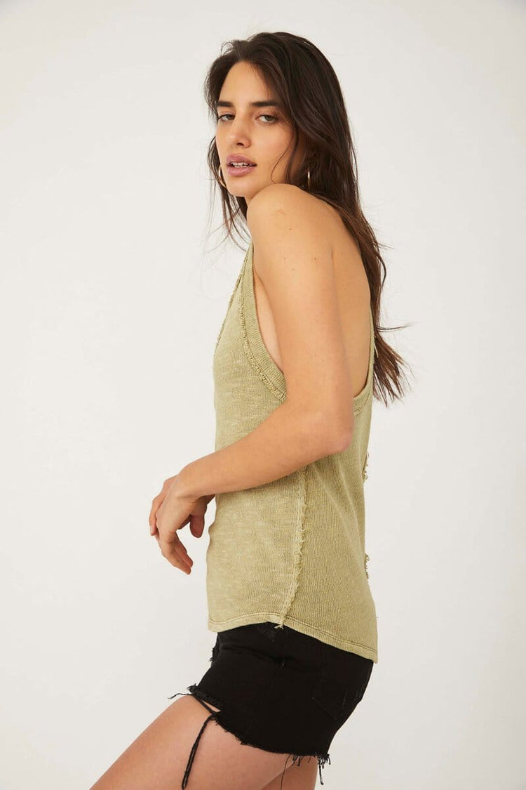 Care FP Slim n' Simple Tank curly willow side | MILK MONEY milkmoney.co | free people clothing. boho chic clothing. boho fashion. boho fashion. boho clothing online. bohemian fashion. boho clothing brands. bohemian clothing brands. free spirit clothing. freedom clothing. bohemian chic clothing. bohem clothing. free people women's clothing. cute boho clothing. womens boho clothing.