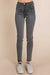 Curvy Super High Rise Skinny Jeans grey front | MILK MONEY milkmoney.co | cute clothes for women. womens online clothing. trendy online clothing stores. womens casual clothing online. trendy clothes online. trendy women's clothing online. ladies online clothing stores. trendy women's clothing stores. cute female clothes.