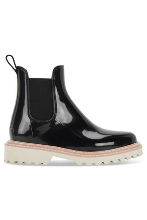 Dolce Vita Stormy H2O Waterproof Chelsea Boot Onyx side | MILK MONEY milkmoney.co | cute shoes for women. ladies shoes. nice shoes for women. ladies shoes online. ladies footwear. womens shoes and boots. pretty shoes for women. beautiful shoes for women.