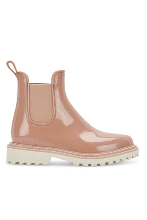 Dolce Vita Stormy H2O Waterproof Chelsea Boot ROSE PATENT STELLA side  | MILK MONEY milkmoney.co | cute shoes for women. ladies shoes. nice shoes for women. ladies shoes online. ladies footwear. womens shoes and boots. pretty shoes for women. beautiful shoes for women.