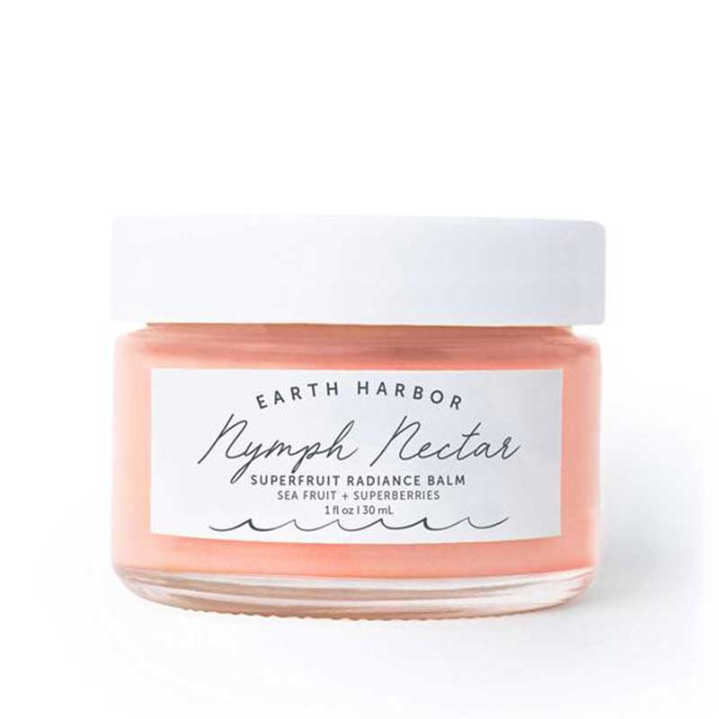 Earth Harbor Naturals Nymph Nectar Superfruit Balm front | MILK MONEY milkmoney.co | natural skin care products. organic skin care. clean beauty products. organic skin care products. natural skincare. vegan skincare. organic skincare. organic beauty products. vegan cruelty free skincare. vegan skincare products