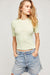 Free People Friday Morning Swit Tee sugared mint front MILK MONEY