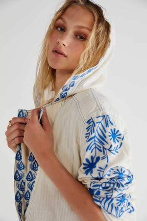Free People Lagos Embroidered Hoodie white side | MILK MONEY milkmoney.co | free people clothing. boho chic clothing. boho fashion. boho fashion. boho clothing online. bohemian fashion. boho clothing brands. bohemian clothing brands. free spirit clothing. freedom clothing. bohemian chic clothing. bohem clothing. free people women's clothing. cute boho clothing. womens boho clothing.