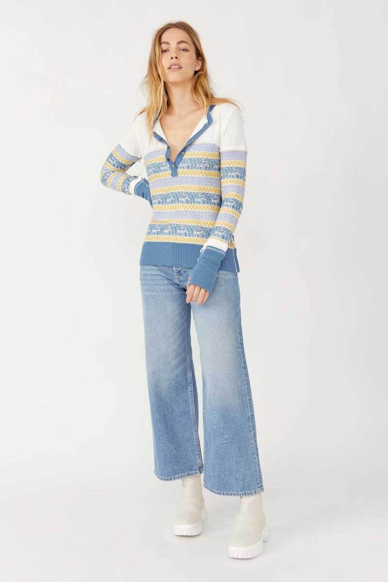 Free People To The Wood Top light front | MILK MONEY milkmoney.co | free people clothing. boho chic clothing. boho fashion. boho fashion. boho clothing online. bohemian fashion. boho clothing brands. bohemian clothing brands. free spirit clothing. freedom clothing. bohemian chic clothing. bohem clothing. free people women's clothing. cute boho clothing. womens boho clothing.