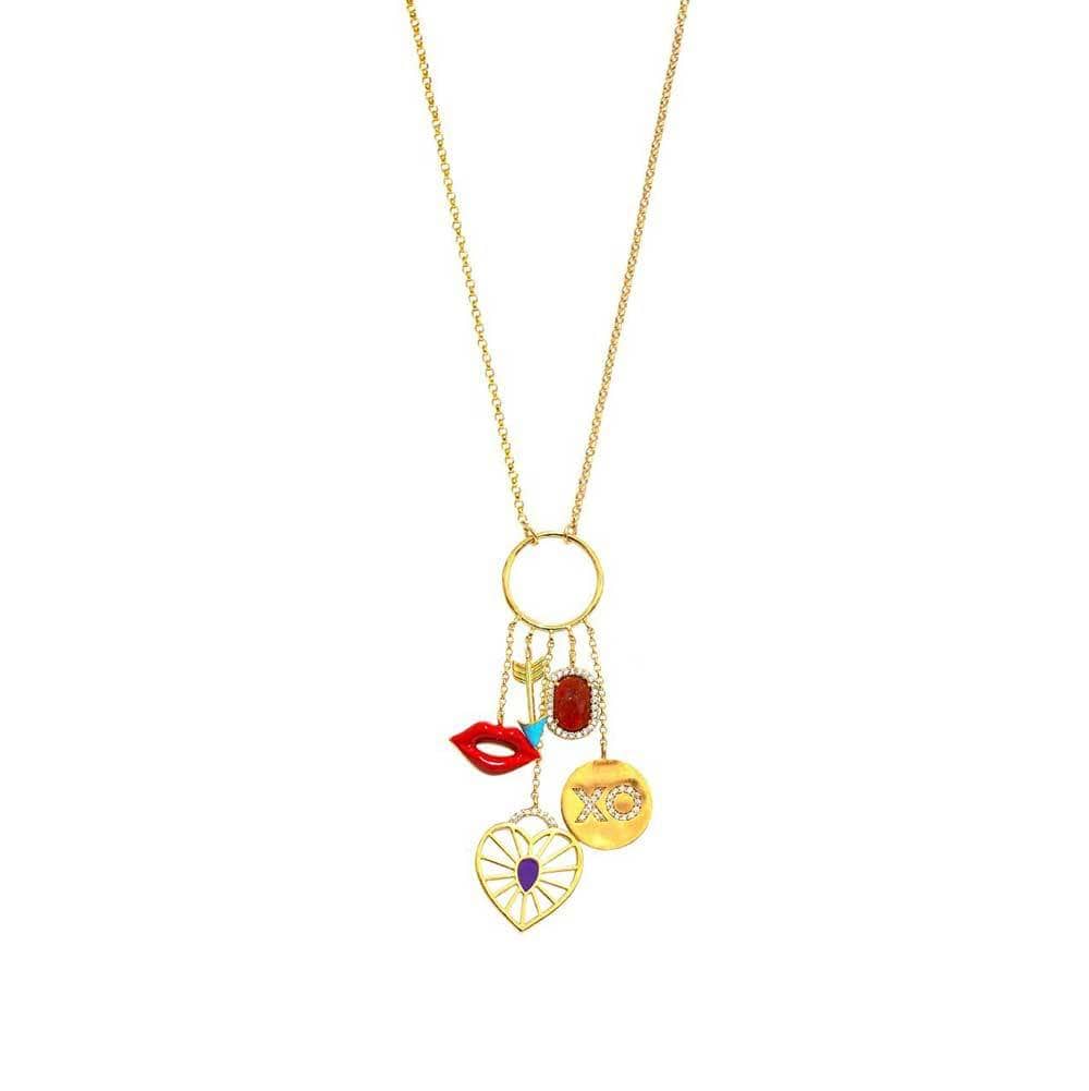Glam Charm Necklace by Tai Jewelry - MILK MONEY