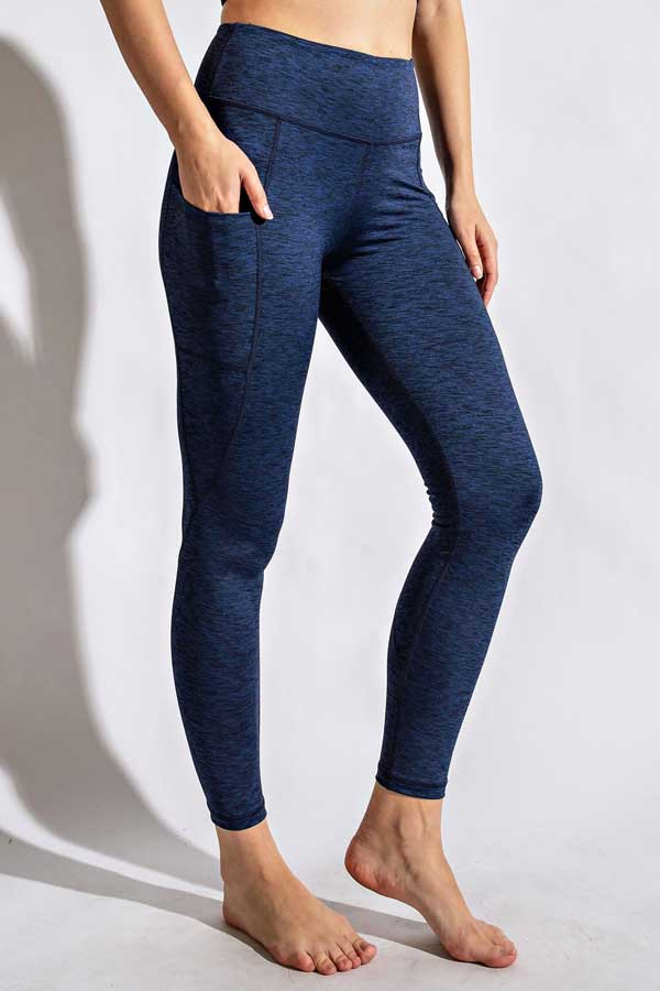 Royal Blue Leggings With Pockets 