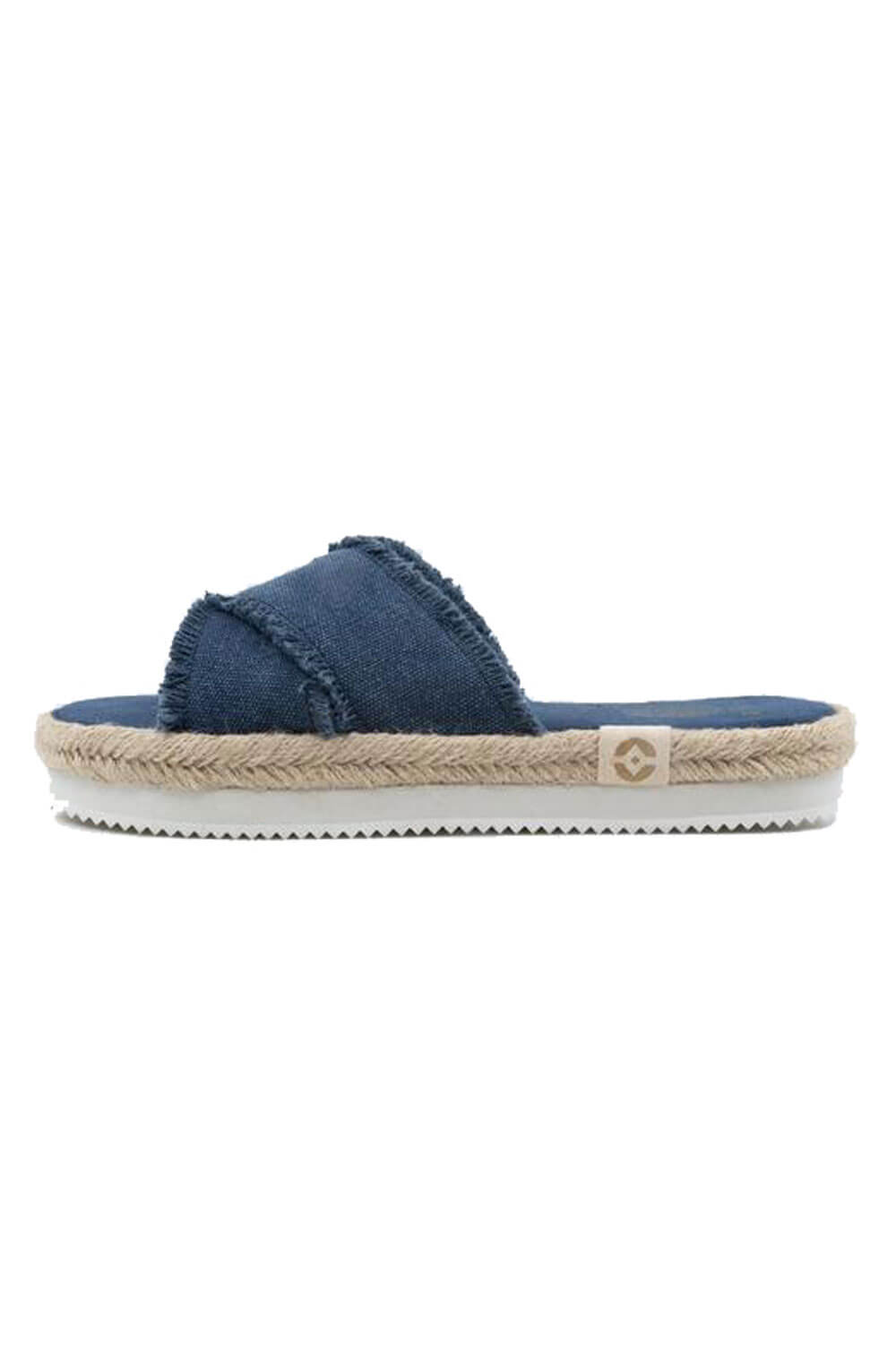 Kamala Flatform Sandals with Yoga Mat Soles blueberry side MILK MONEY