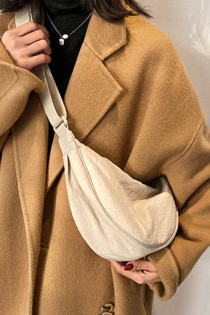 The Row Large Slouchy Banana Bag in Milk