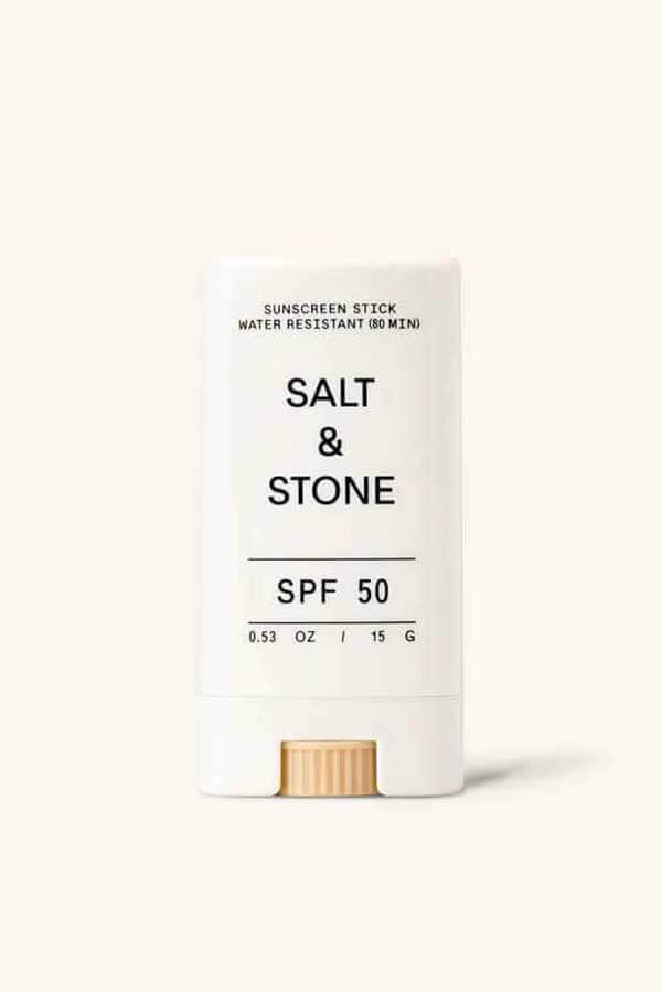 Salt & Stone Tinted Sunscreen Stick SPF 50 front | MILK MONEY milkmoney.co | natural skin care products. organic skin care. clean beauty products. organic skin care products. natural skincare. vegan skincare. organic skincare. organic beauty products. vegan cruelty free skincare. vegan skincare products