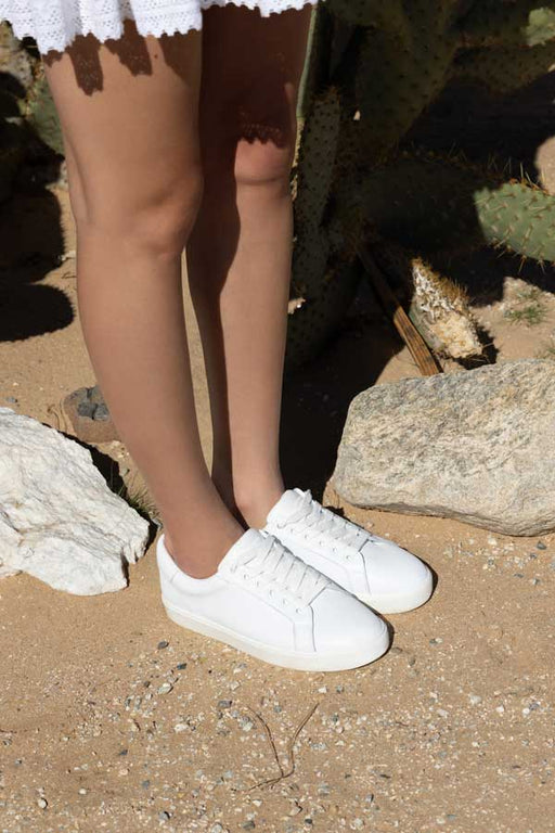 Sam Edelman Ethyl Lace Up Sneaker white leather side | MILK MONEY milkmoney.co | cute shoes for women. ladies shoes. nice shoes for women. footwear for women. ladies shoes online. ladies footwear. womens shoes and boots. pretty shoes for women. beautiful shoes for women.