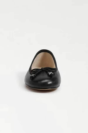 Sam Edelman Felicia Luxe Ballet Flat soft black front | MILK MONEY milkmoney.co | cute shoes for women. ladies shoes. nice shoes for women. footwear for women. ladies shoes online. ladies footwear. womens shoes and boots. pretty shoes for women. beautiful shoes for women.