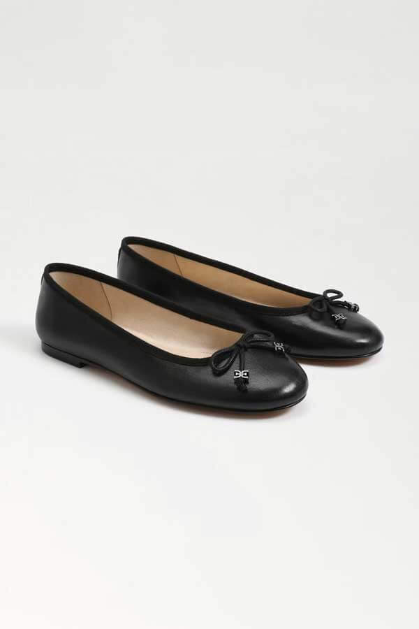 Sam Edelman Felicia Luxe Ballet Flat soft black side | MILK MONEY milkmoney.co | cute shoes for women. ladies shoes. nice shoes for women. footwear for women. ladies shoes online. ladies footwear. womens shoes and boots. pretty shoes for women. beautiful shoes for women.