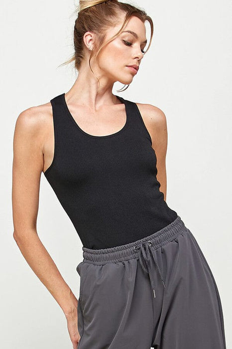 Seamless Ribbed Racerback Tank Top