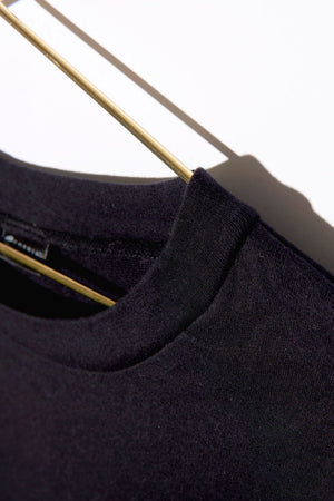 Soho Cropped Sweatshirt black detail MILK MONEY