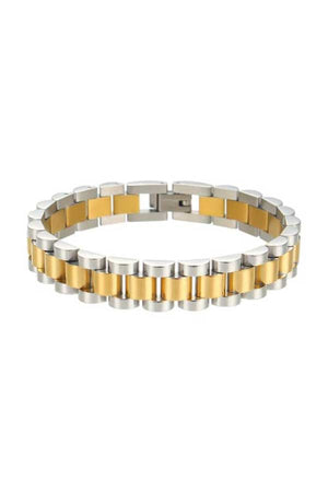 Stainless Steel Watch Band Bracelets gold silver combo | MILK MONEY milkmoney.co | cute bracelets. cool bracelets. beach bracelets. bracelet packs. cute cheap bracelets. cute simple bracelets. cute bracelets with beads. cute women's bracelets. 