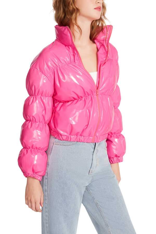 Steve Madden Eden Jacket pink front | MILK MONEY milkmoney.co | cute jackets for women. cute coats. cool jackets for women. stylish jackets for women. trendy jackets for women. trendy womens coats.