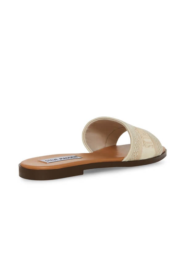 Steve Madden Knox Sandal gold back | MILK MONEY milkmoney.co | cute sandals for women. cute slides for women. trendy womens sandals. women sandals online. pretty sandals for women. cute slides womens.