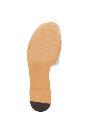 Steve Madden Knox Sandal gold bottom| MILK MONEY milkmoney.co | cute sandals for women. cute slides for women. trendy womens sandals. women sandals online. pretty sandals for women. cute slides womens.
