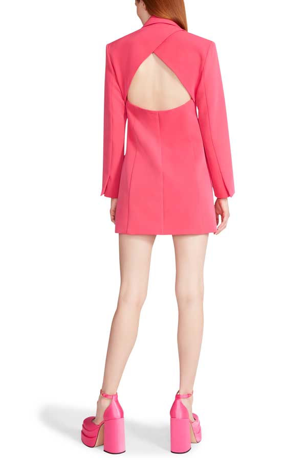 Steve Madden Reagan Dress hot pink back | MILK MONEY milkmoney.co | cute clothes for women. womens online clothing. trendy online clothing stores. womens casual clothing online. trendy clothes online. trendy women's clothing online. ladies online clothing stores. trendy women's clothing stores. cute female clothes.