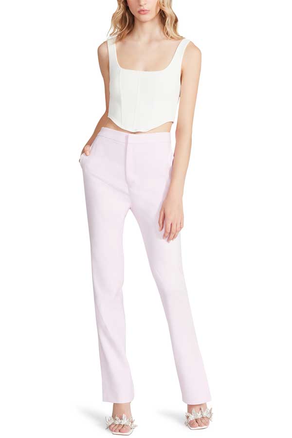 Steve Madden Spencer Pant pink front | MILK MONEY milkmoney.co | cute clothes for women. womens online clothing. trendy online clothing stores. womens casual clothing online. trendy clothes online. trendy women's clothing online. ladies online clothing stores. trendy women's clothing stores. cute female clothes.