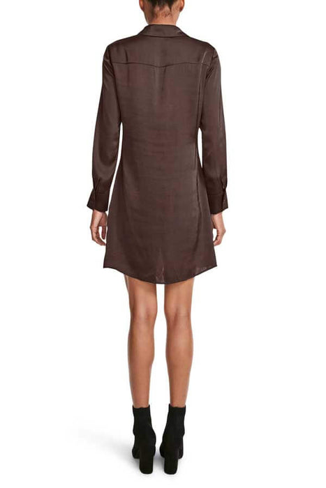 Steve Madden Tie Curious Dress coffee back | MILK MONEY milkmoney.co | cute clothes for women. womens online clothing. trendy online clothing stores. womens casual clothing online. trendy clothes online. trendy women's clothing online. ladies online clothing stores. trendy women's clothing stores. cute female clothes.