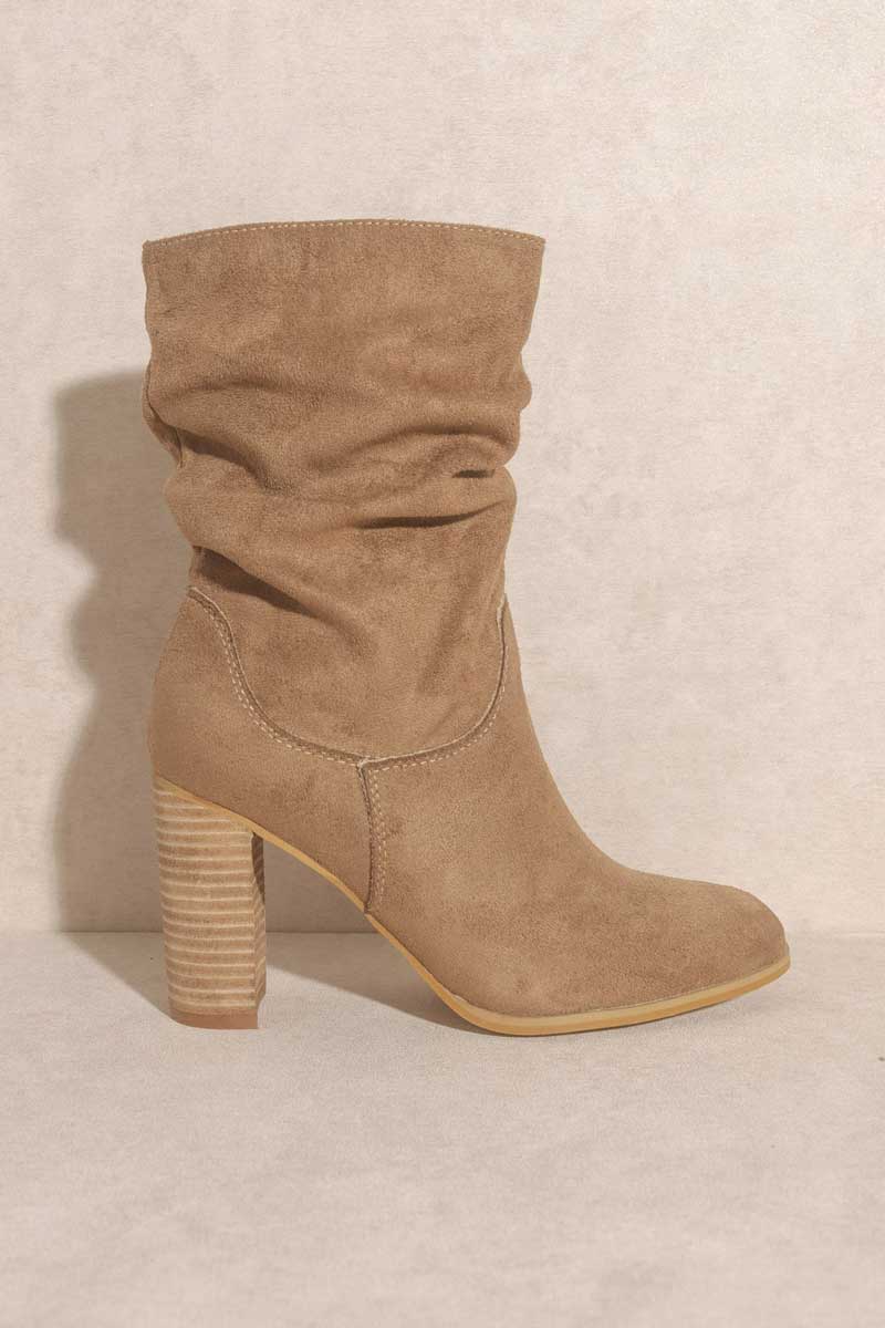 Teagan Camel Modern Slouch Boot side| MILK MONEY milkmoney.co | cute shoes for women. ladies shoes. nice shoes for women. ladies shoes online. ladies footwear. womens shoes and boots. pretty shoes for women. beautiful shoes for women.
