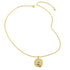 Women's Classic Evil Eye Pendant Charm Necklace gold full view | JEWELRY | MILK MONEY | milkmoney.co