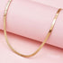 Women's Classic Herringbone Chain Necklace gold | Jewelry | MILK MONEY | milkmoney.co