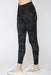 Women's Tie Dyed Knit Joggers charcoal side | Cute trendy pants | MILK MONEY milkmoney.co
