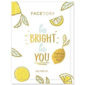 Be Bright Be You Brightening Foil Mask by FaceTory front | MILK MONEY milkmoney.co | natural skin care products. organic skin care. organic beauty products. organic skin care products.