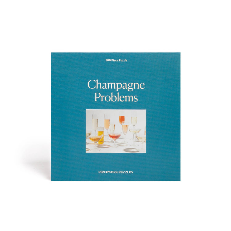 Piecework Puzzle Champagne Problems Jigsaw Puzzle  front 