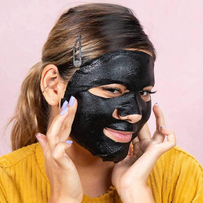 Let's Talk Detox Purifying Pore Mask model | MILK MONEY milkmoney.co | beauty products. clean beauty products. organic skincare. natural skin care products. 